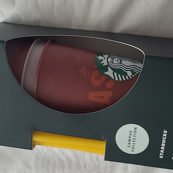 NWT ASU Starbucks Campus Collection Cold Cups set (5 cups, 5 lids, 5 str… - Picture 4 of 5